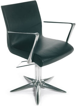 Luxury salon chair Aluotis Ecoblack Parrot Promo ergonomic design for professional hairstyling
