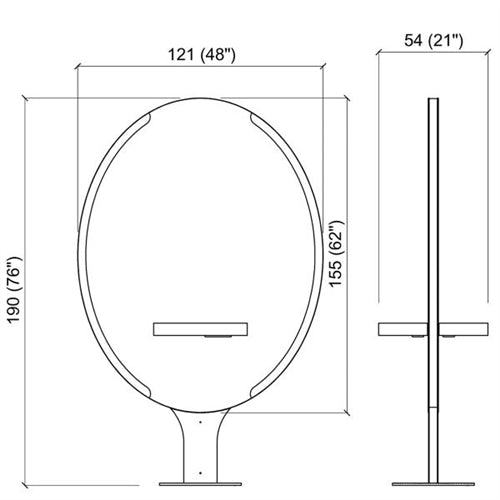 Pandora LED Island Styling Unit by Gamma & Bross Spa - GSDSL002PL