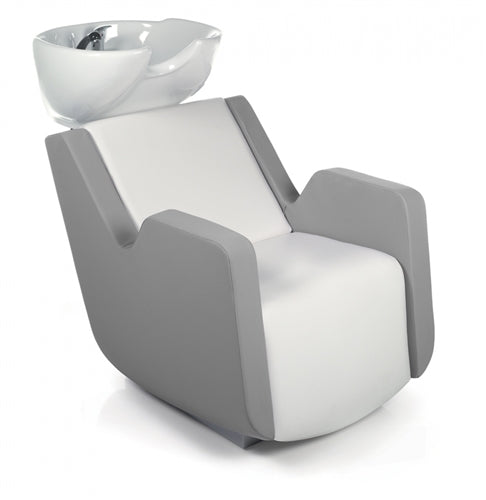 Professional salon backwash chair Ultrawash Basic with ceramic basin