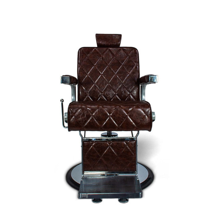 Luxury AYC King Barber Chair – heavy-duty salon furniture with reclining backrest and footrest