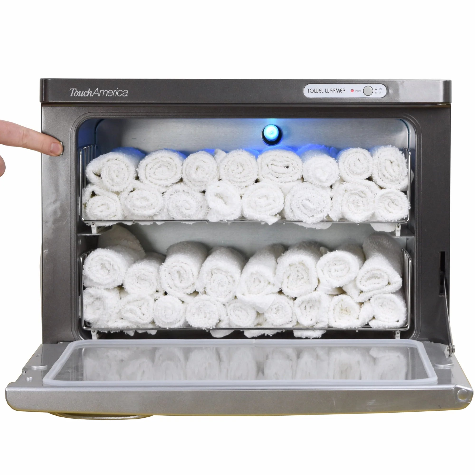 Professional hot towel cabinet by TouchAmerica
