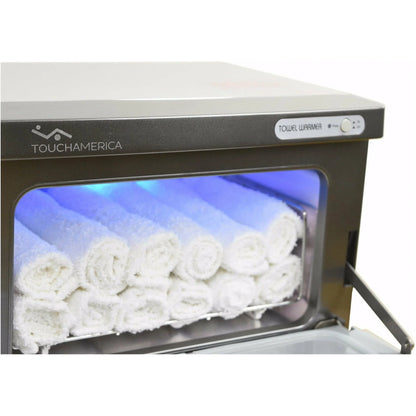 TouchAmerica Small Hot Towel Cabi – heated towel storage for salons