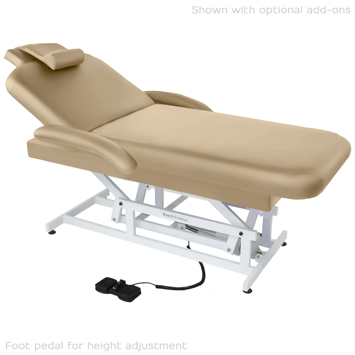 Ergonomic HiLo Face & Body spa table for facial and body treatments