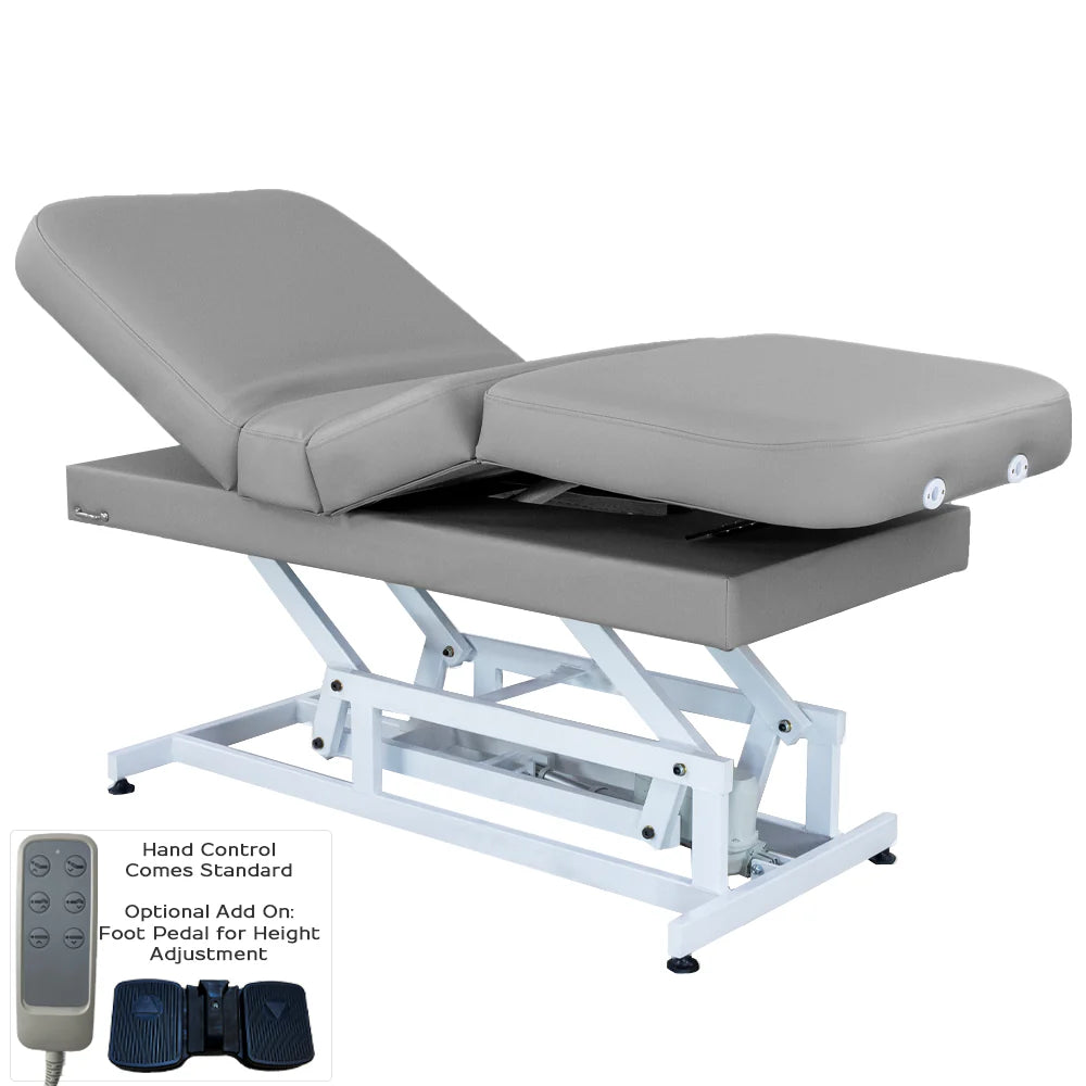 TouchAmerica HiLo PowerTilt power-adjustable table for massage and aesthetics