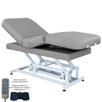 TouchAmerica HiLo PowerTilt power-adjustable table for massage and aesthetics