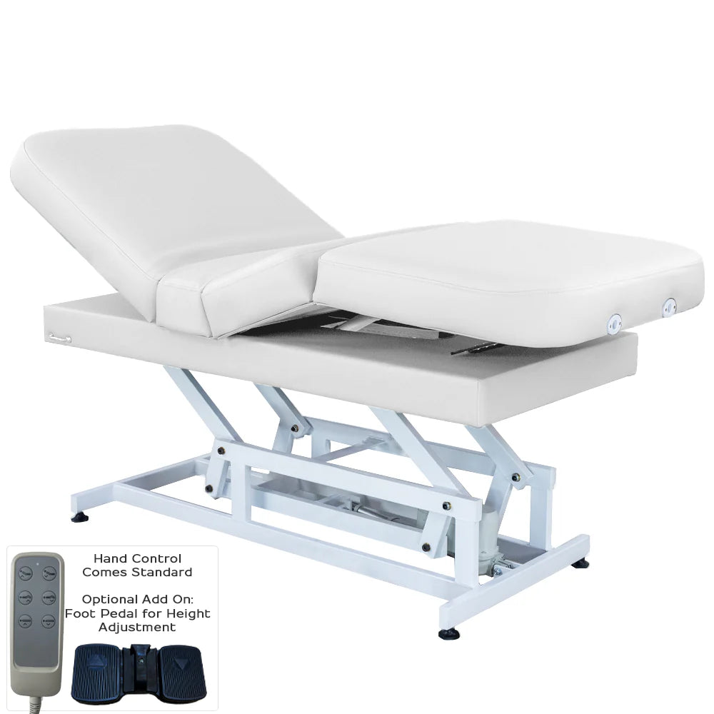 Luxury HiLo PowerTilt massage table by TouchAmerica for professional spas