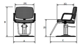 Jeffco Veranna Styling Chair - 7030