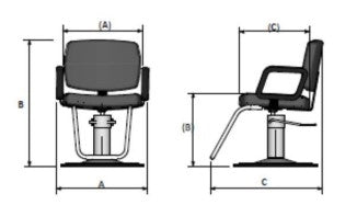 Jeffco New EKO Styling Chair - 7219