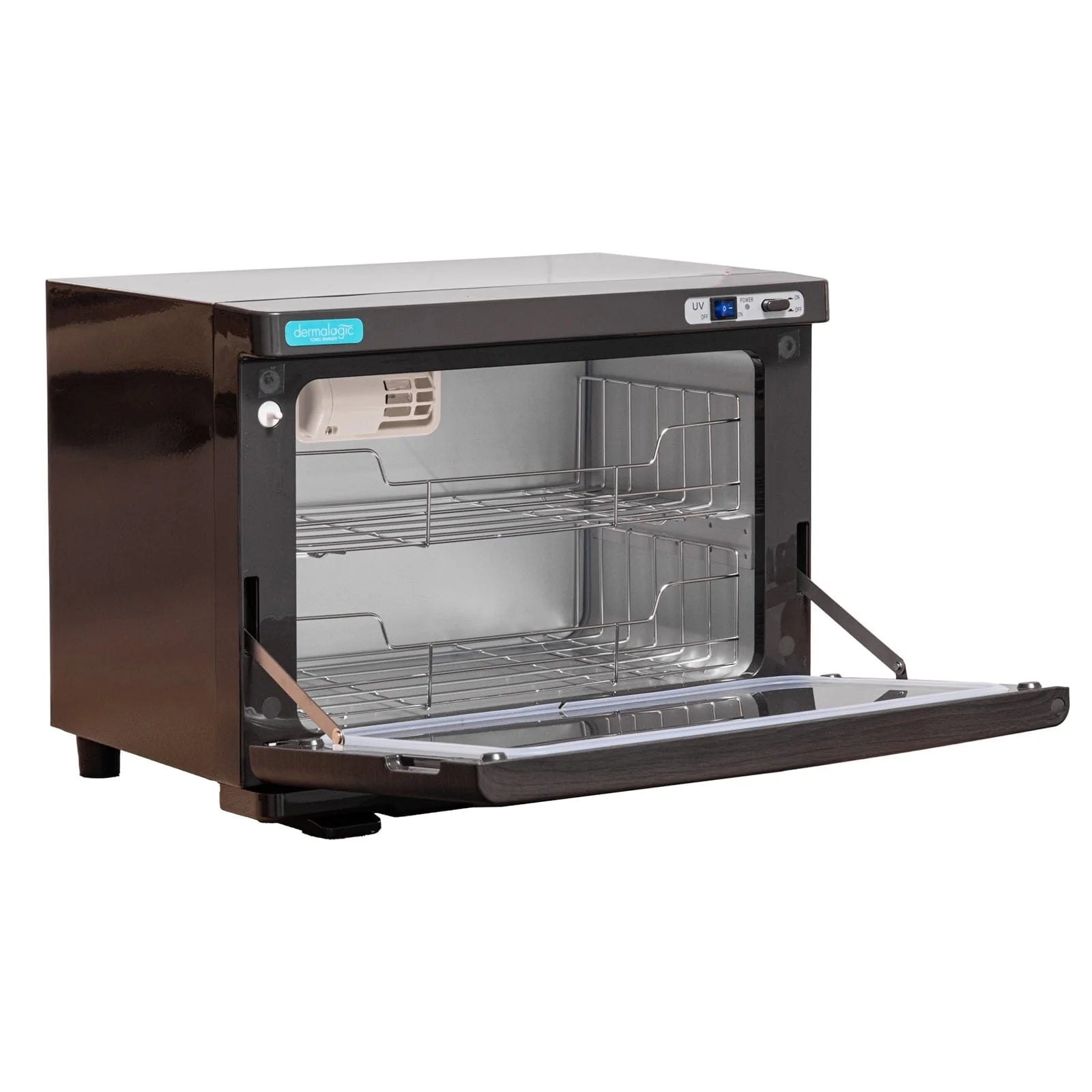 AYC Dermalogic Towel Warmer 20L Wood Grain – salon-grade towel warmer with elegant wood grain design