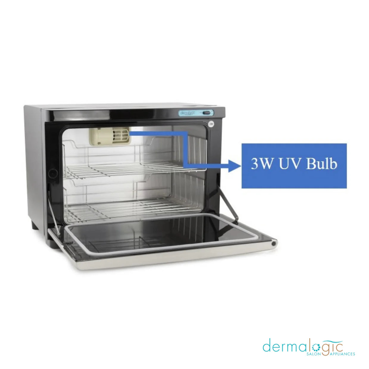 Compact AYC Dermalogic 20L Stainless Steel Towel Warmer designed for salon efficiency