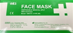 Level 3 Procedure Face Masks - Hospital - Grade, Pleated, Blue, 3-ply with Ear Loops - (Case of 2,000) - BFE>98% - Free Shipping