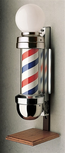 William Marvy Barber on Stand Pole - Two Light No 410