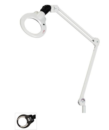 Equipro KFM LED Magnifier with adjustable arm for spa and salon use