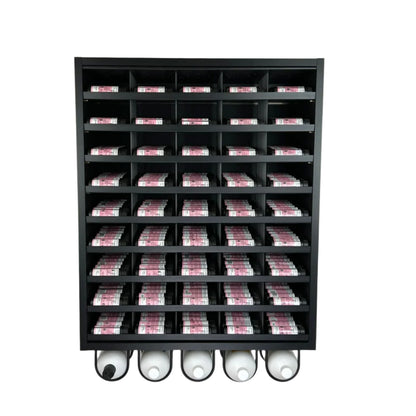 Contemporary Dyerector ModCab+ medium color cabinet with modular configuration.