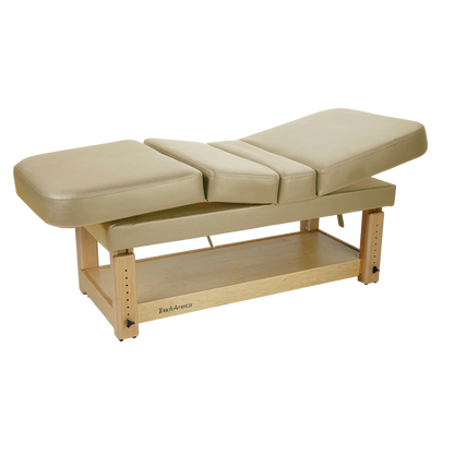 High-quality stationary massage table TouchAmerica Multi-Pro with sturdy wood base