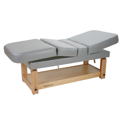 Durable TouchAmerica Multi-Pro stationary spa table with adjustable height and comfort padding