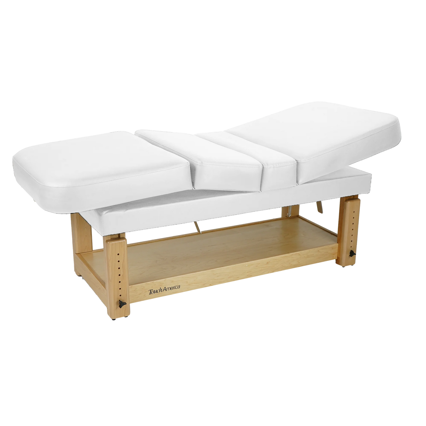 Ergonomic stationary spa table TouchAmerica Multi-Pro with premium upholstery