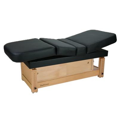 Durable TouchAmerica Multi-Pro stationary spa table with adjustable height and comfort padding