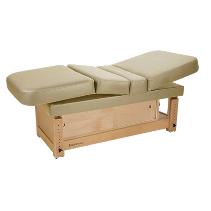 Luxury stationary massage table TouchAmerica Multi-Pro with padded surface for client comfort