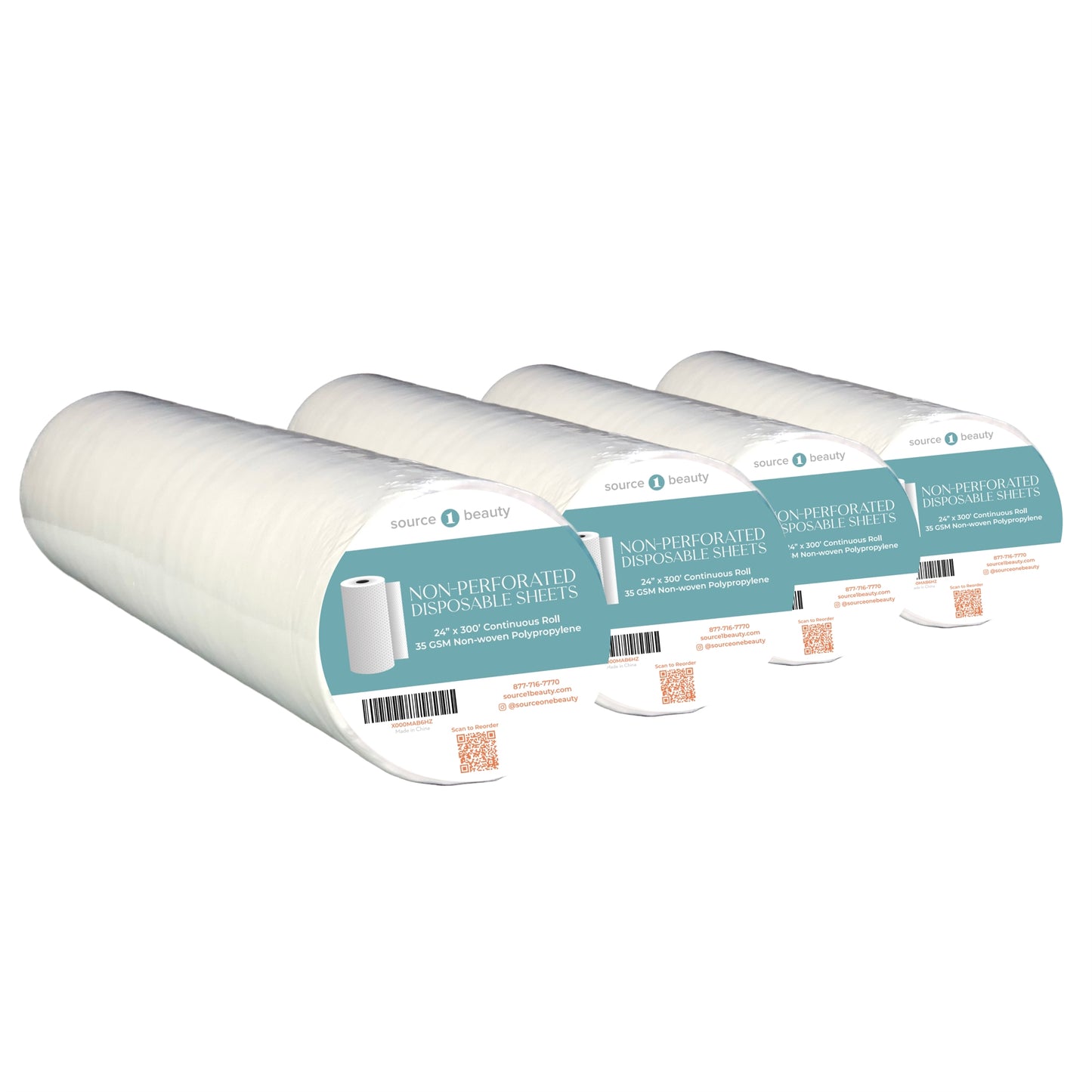 disposable bed cover roll non perforated non woven 4 pack spa massage table