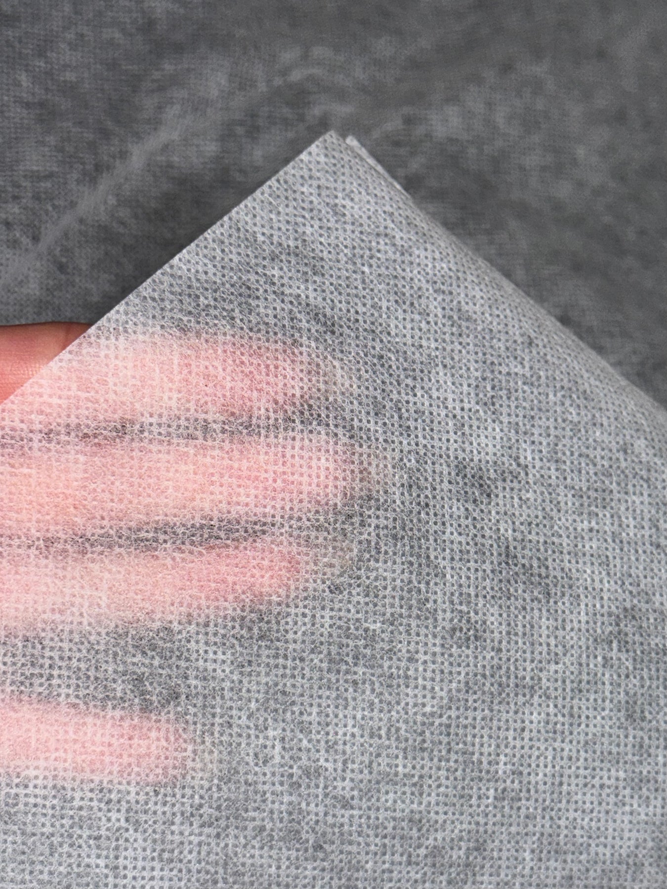 non woven pillow cover fabric soft breathable texture spa use