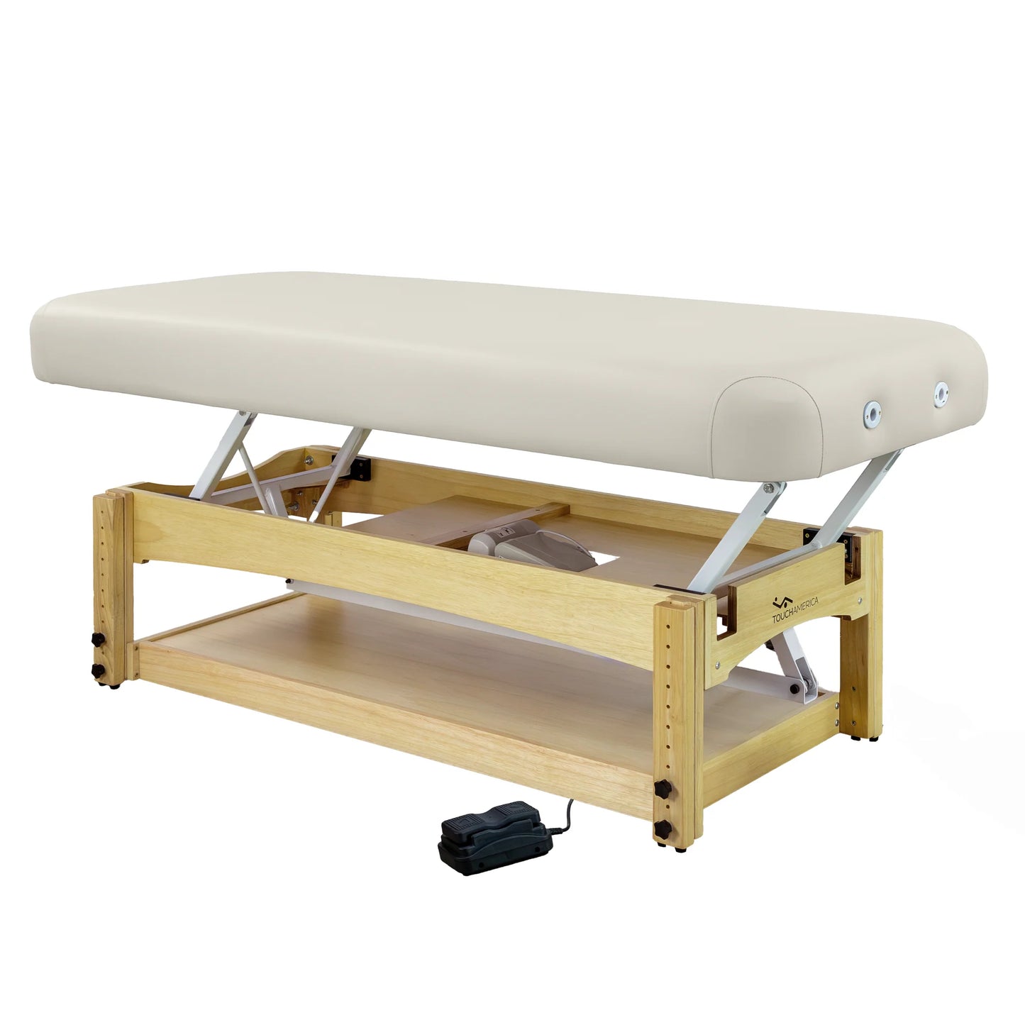 Olympus Flat Top spa treatment table by TouchAmerica for professional massage therapy