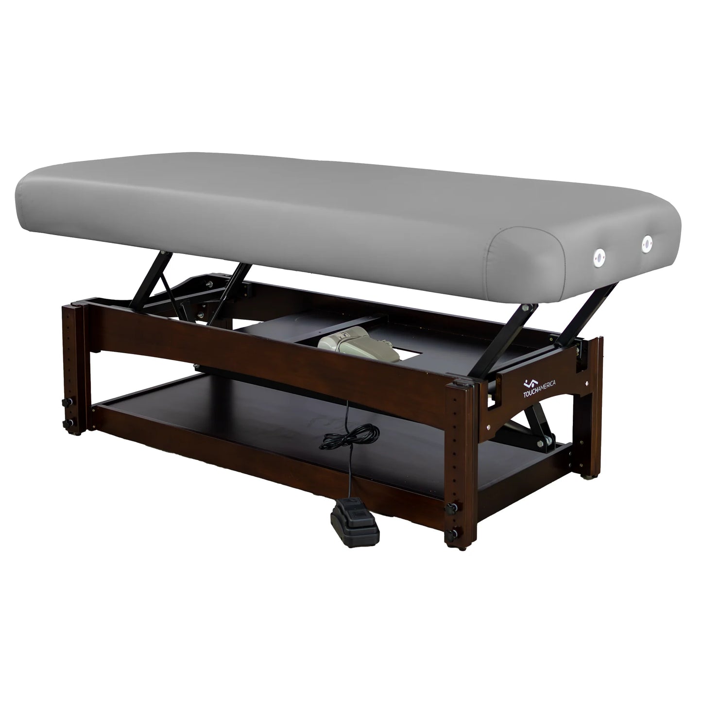 Durable flat top massage table TouchAmerica Olympus model for luxury spa interiors