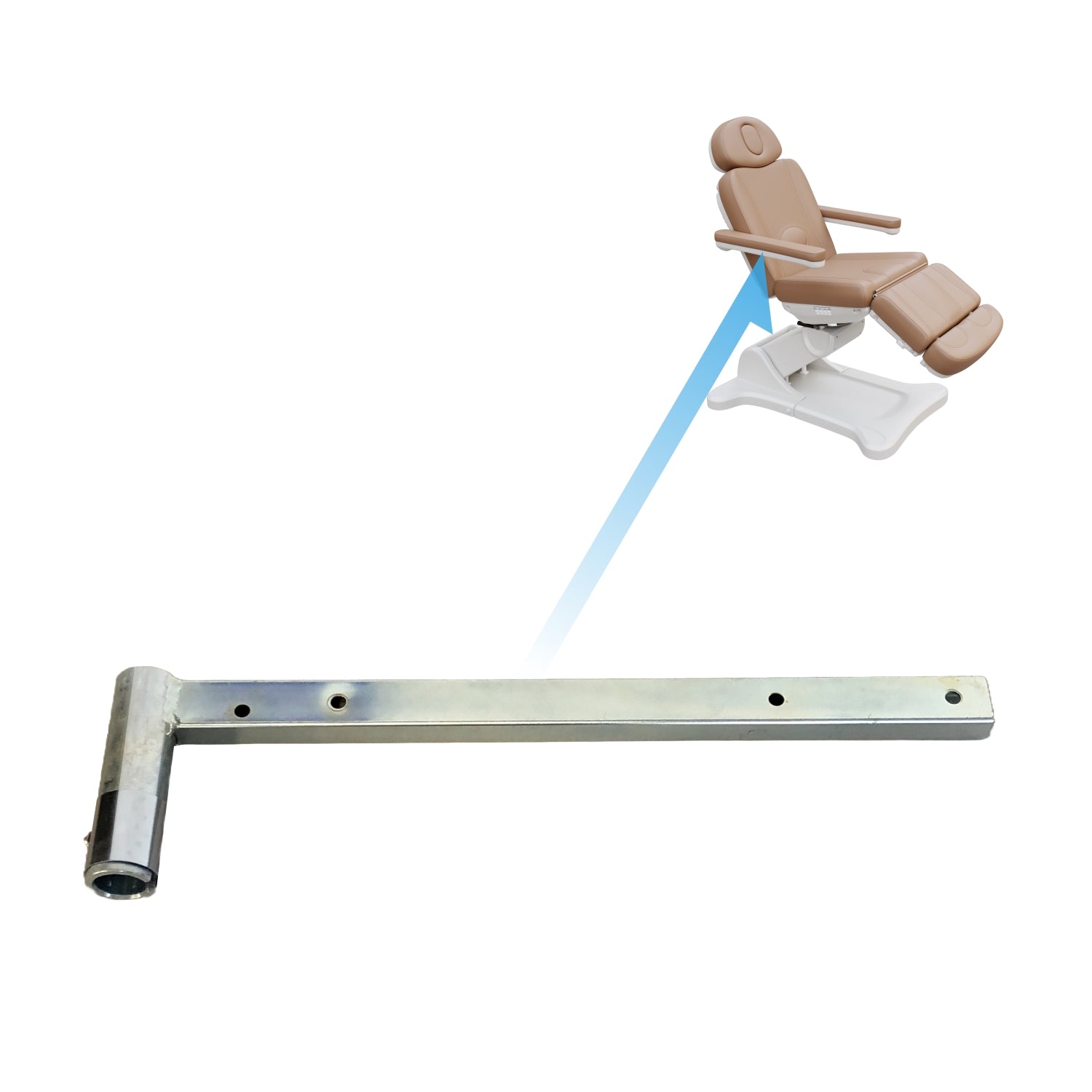 Part: Spa Numa SWIVEL - Armrest (Mettal Hardware) - P:2246B-ARM-METL