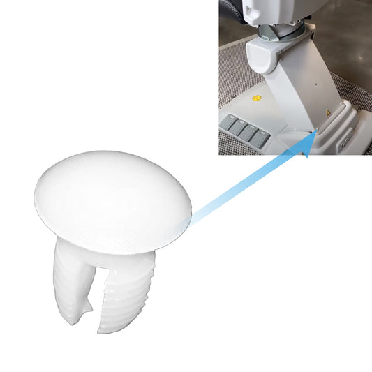 Push-In Plastic Clips for Spa Numa Treatment Chair Bases - 12 Pack