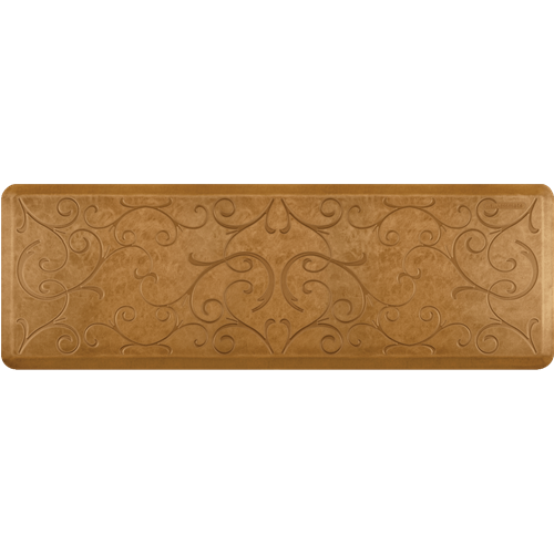 Designer Station - 6' x 2' x 3/4" Anti-Fatigue Mat - Flecked Stained & Decorative Dye-Washed Bella - PR62ROCOPL