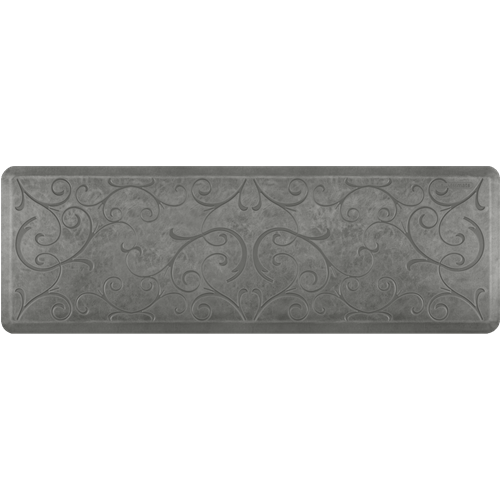 Designer Station - 6' x 2' x 3/4" Anti-Fatigue Mat - Flecked Stained & Decorative Dye-Washed Bella - PR62ROCOPL