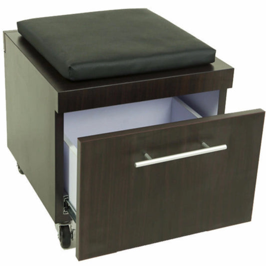 TouchAmerica PediStool with drawer for spa pedicure treatments