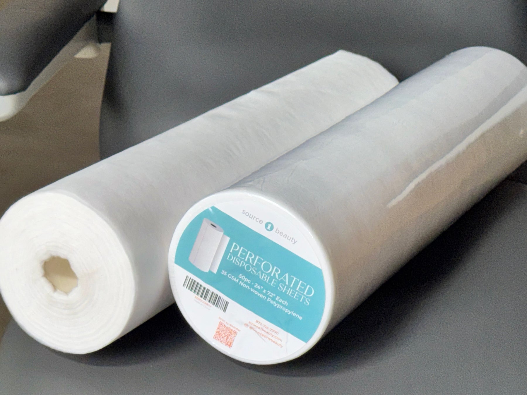 disposable bed cover roll perforated non woven 4 pack spa massage table