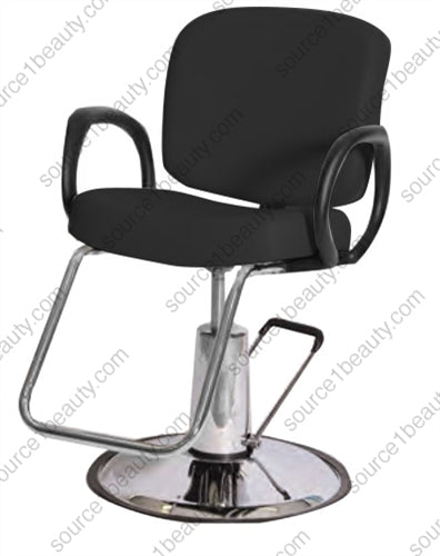 Pibbs 5406A Loop Hydraulic Styling Chair - American Slim