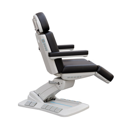 Spa Numa SERENITY DELUXE 4 Motor Electric Treatment Chair for Aesthetic and Medical Procedures – Adjustable Vegan Leather Chair with 240° Rotation, LED Controls, and Handicap Accessible Height