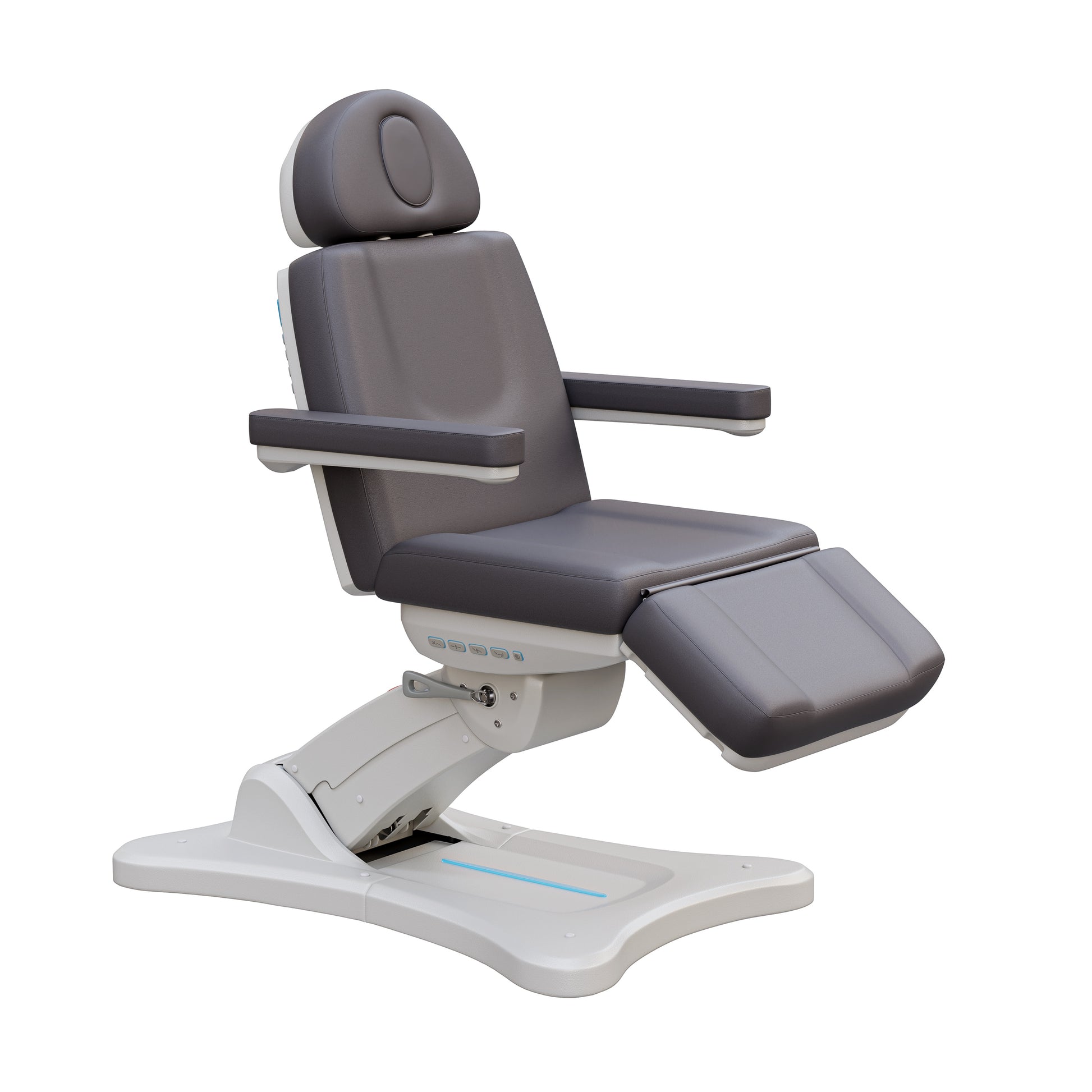 Spa Numa SERENITY 4 motor electric treatment chair with adjustable height, backrest, leg rest, and tilt for aesthetic and medical procedures, vegan leather upholstery, handicapped accessible