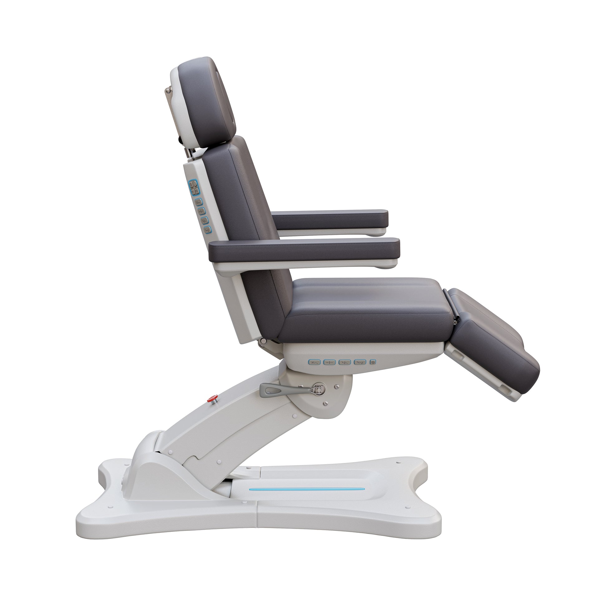 Spa Numa SERENITY 4 motor electric treatment chair with adjustable height, backrest, leg rest, and tilt for aesthetic and medical procedures, vegan leather upholstery, handicapped accessible
