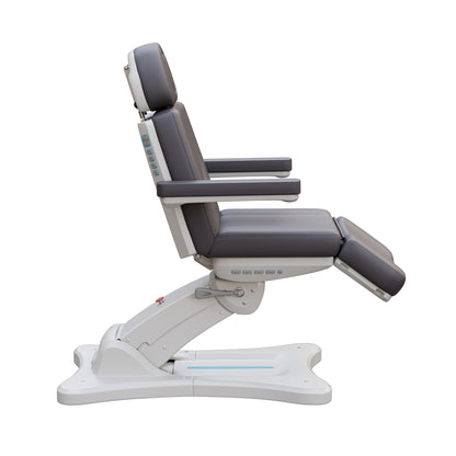 Spa Numa SERENITY 4 motor electric treatment chair with adjustable height, backrest, leg rest, and tilt for aesthetic and medical procedures, vegan leather upholstery, handicapped accessible