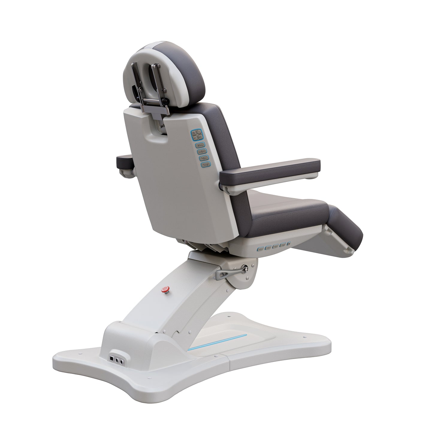 Spa Numa SERENITY 4 motor electric treatment chair with adjustable height, backrest, leg rest, and tilt for aesthetic and medical procedures, vegan leather upholstery, handicapped accessible