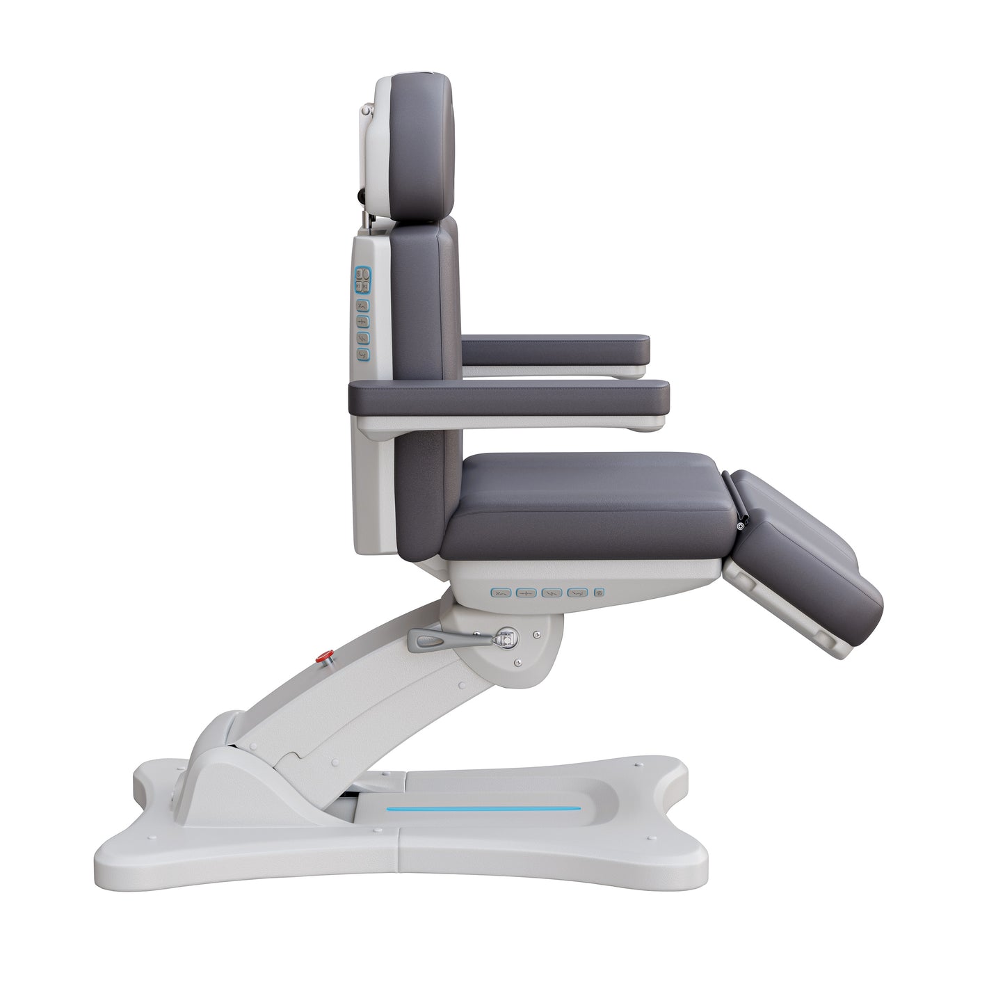 Spa Numa SERENITY 4 motor electric treatment chair with adjustable height, backrest, leg rest, and tilt for aesthetic and medical procedures, vegan leather upholstery, handicapped accessible