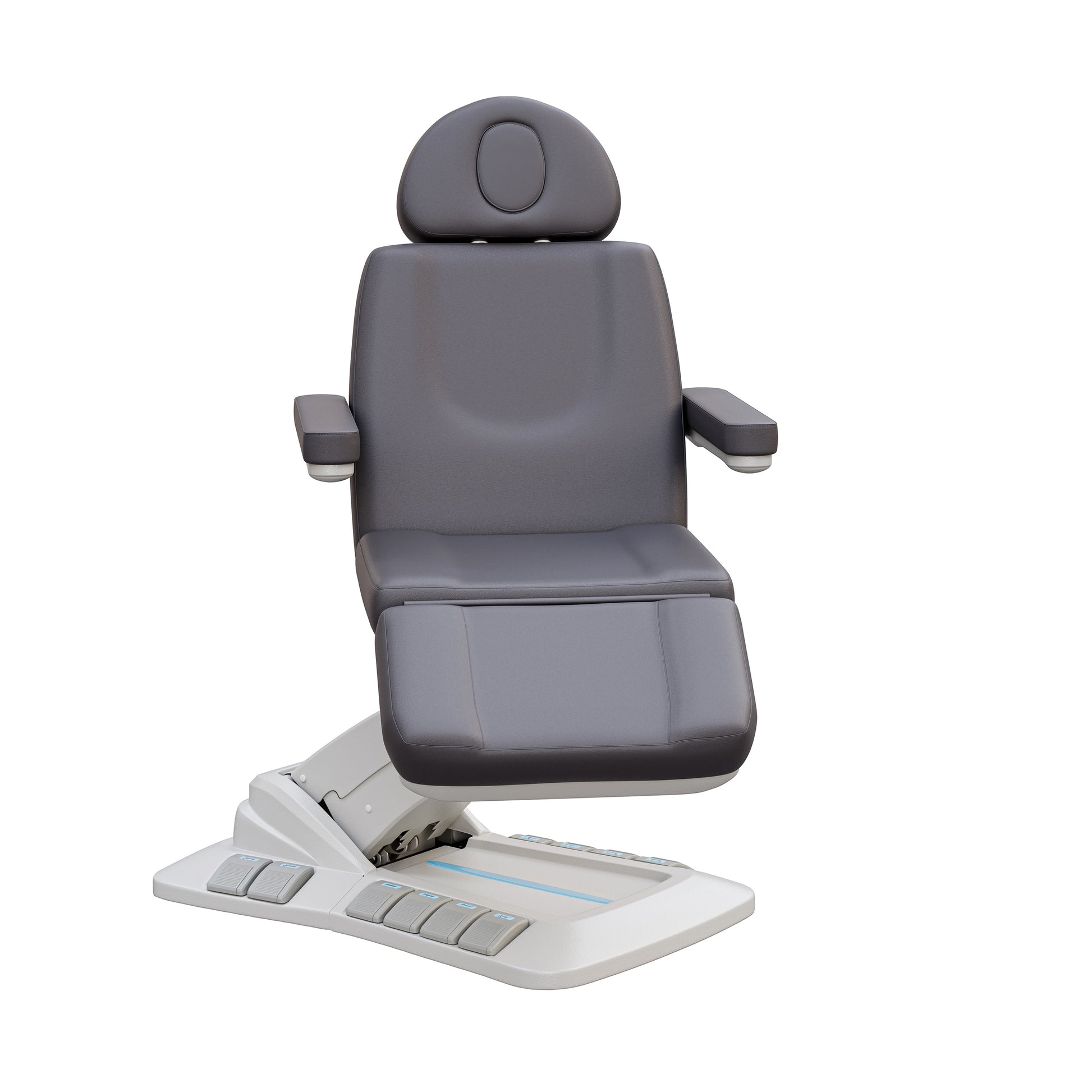 Spa Numa SERENITY DELUXE 4 Motor Electric Treatment Chair with Adjustable Height, Backrest, Leg Rest, and Tilt – Vegan Leather Medical Spa Chair with LED Controls and 240° Rotation