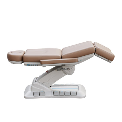 Spa Numa SERENITY DELUXE 4 Motor Electric Treatment Chair with Adjustable Height, Tilt, and Leg Rest – Vegan Leather Medical Spa Chair with 240° Rotation and LED Controls