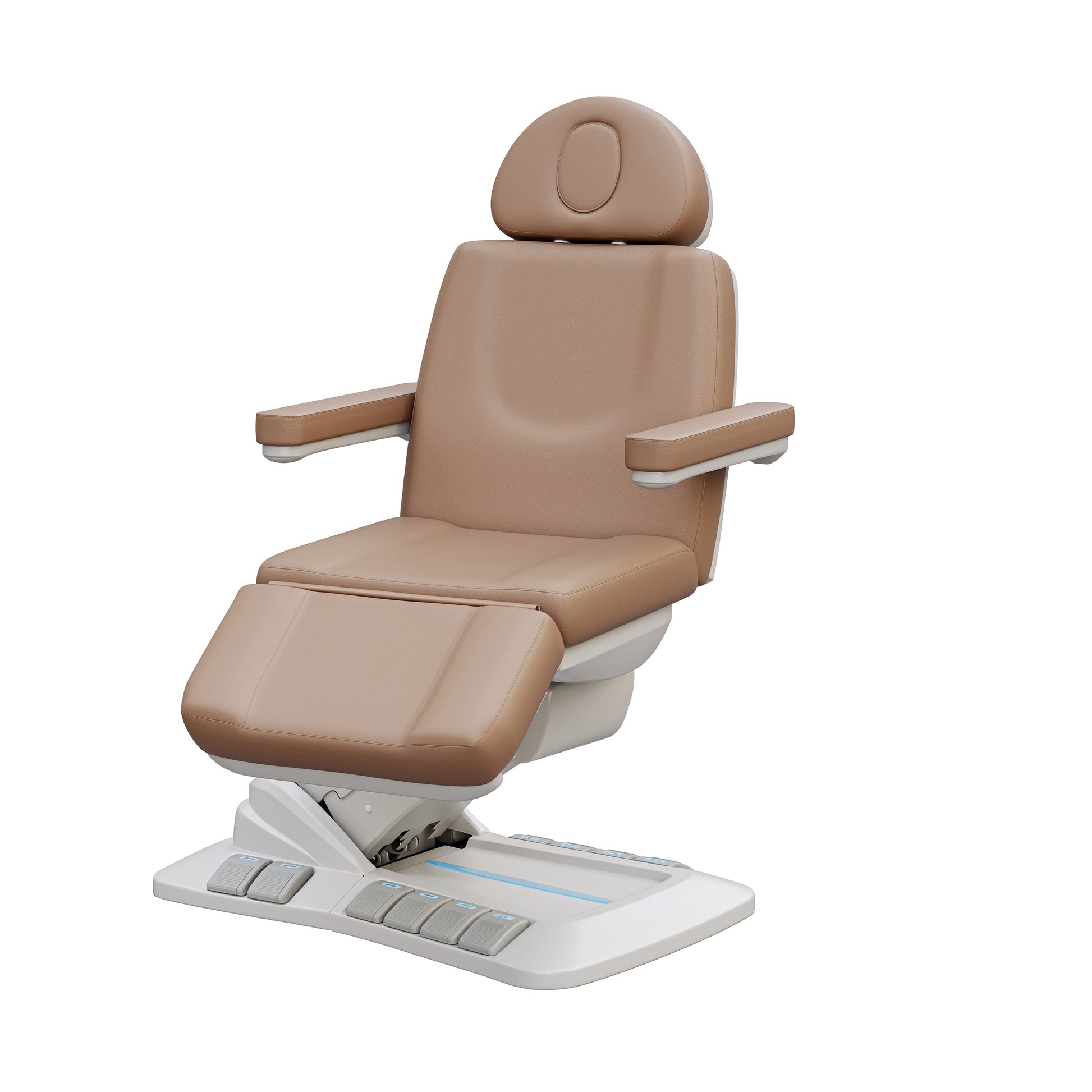 Spa Numa SERENITY DELUXE 4 Motor Electric Treatment Chair with Adjustable Height, Tilt, and Leg Rest – Vegan Leather Medical Spa Chair with 240° Rotation and LED Controls
