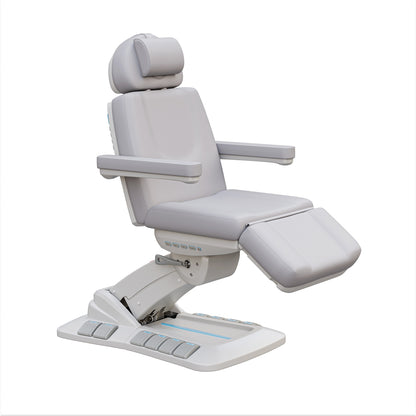 Spa Numa SERENITY DELUXE 4 Motor Electric Treatment Chair for Aesthetic and Medical Procedures – Adjustable Vegan Leather Chair with 240° Rotation, LED Controls, and Handicapped Accessibility