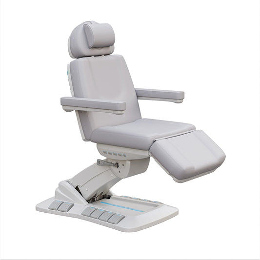 Spa Numa SERENITY DELUXE 4 Motor Electric Treatment Chair for Aesthetic and Medical Procedures – Adjustable Vegan Leather Chair with 240° Rotation, LED Controls, and Handicapped Accessibility