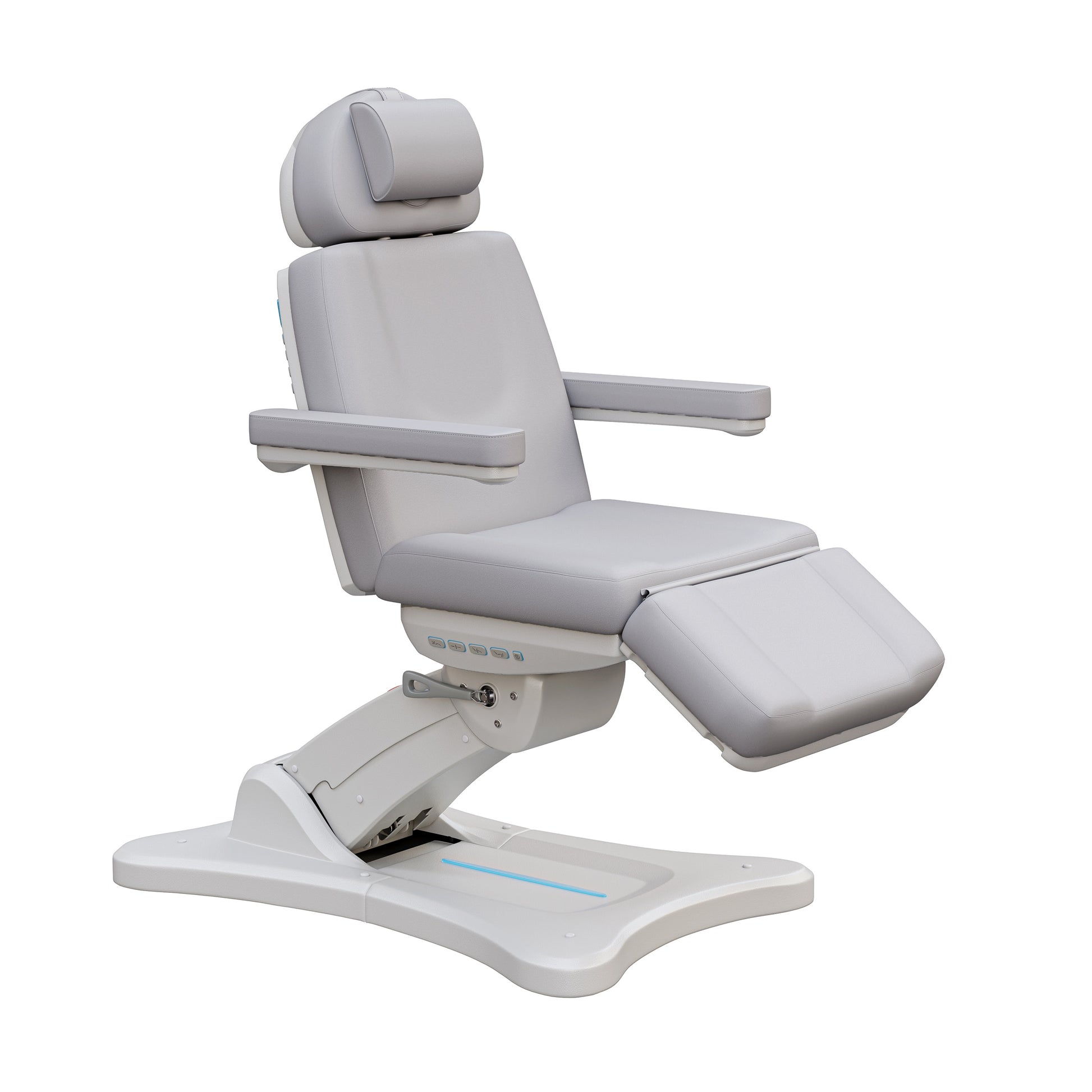 Spa Numa SERENITY 4 Motor Electric Treatment Chair with Adjustable Height, Tilt, and Leg Rest – Vegan Leather Medical Spa Chair with 240° Rotation and LED-Lit Controls