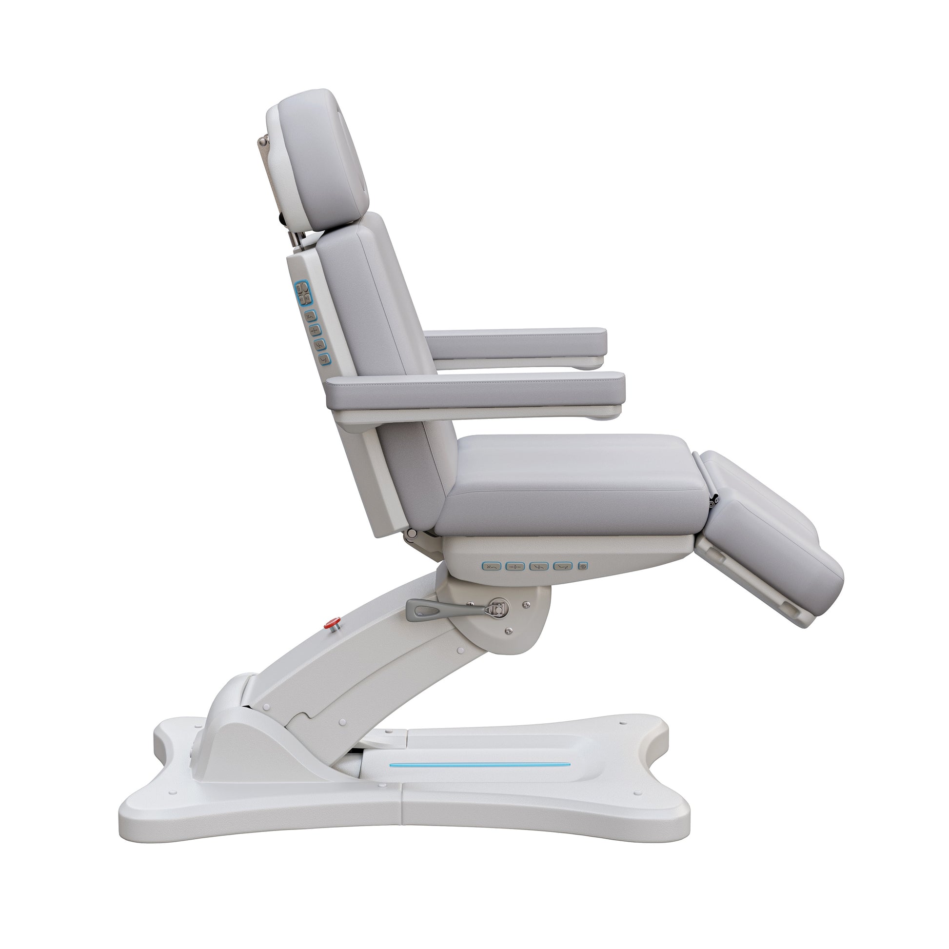 Spa Numa SERENITY 4 Motor Electric Treatment Chair with Adjustable Height, Tilt, and Leg Rest – Vegan Leather Medical Spa Chair with 240° Rotation and LED-Lit Controls