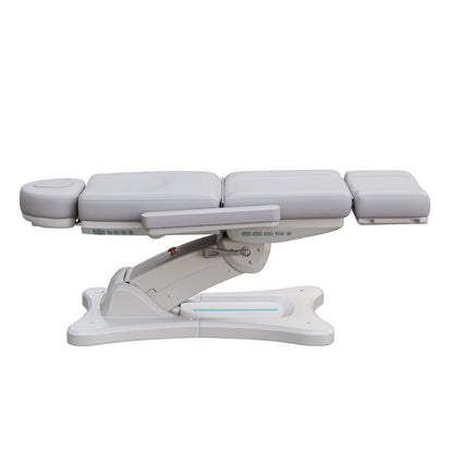 Spa Numa SERENITY 4 Motor Electric Treatment Chair with Adjustable Height, Tilt, and Leg Rest – Vegan Leather Medical Spa Chair with 240° Rotation and LED-Lit Controls