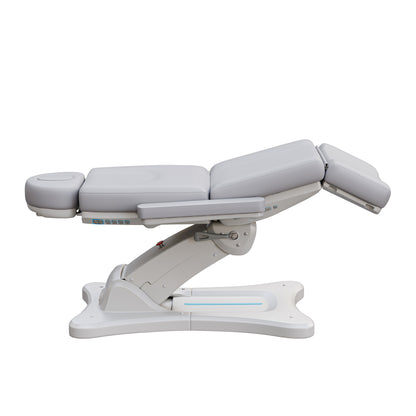 Spa Numa SERENITY 4 Motor Electric Treatment Chair with Adjustable Height, Tilt, and Leg Rest – Vegan Leather Medical Spa Chair with 240° Rotation and LED-Lit Controls