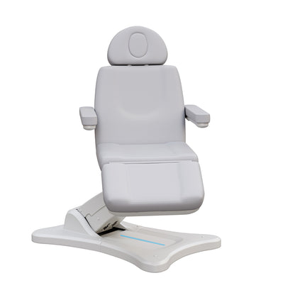 Spa Numa SERENITY 4 Motor Electric Treatment Chair with Adjustable Height, Tilt, and Leg Rest – Vegan Leather Medical Spa Chair with 240° Rotation and LED-Lit Controls